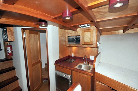 39 foot Express Sportfishing Boat galley