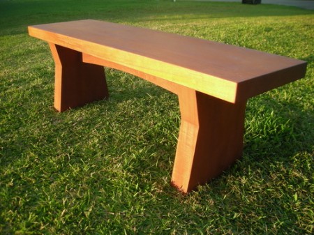 Mahogany bench