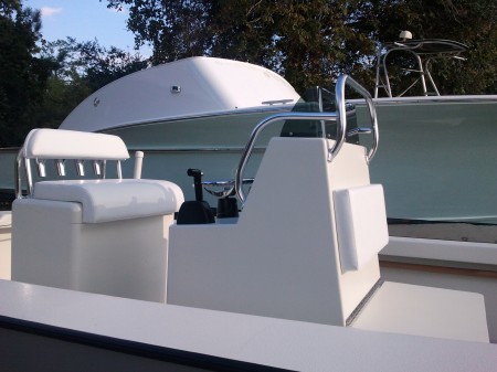 Harrison Boatworks 22' center console 24